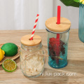 86 mm Mason Jar -deksels met stro glas stro